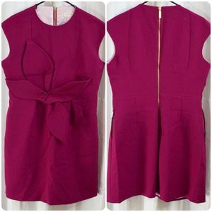 Ted Baker London Cap Sleeve Structured Bow Dress